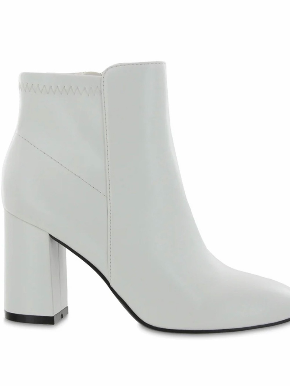 MIA White Women’s Block Heel Ankle Boots - Carla - 8.5 - Pre-Worn